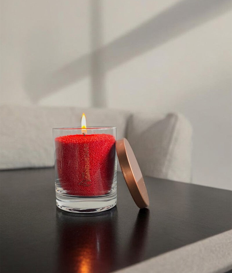 Red unscented Candle Sand 330g/0.73lbs