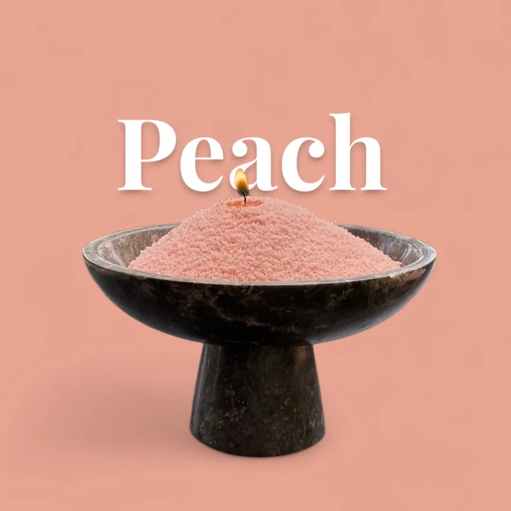 Peach Unscented Candle Sand KG / LBS-0