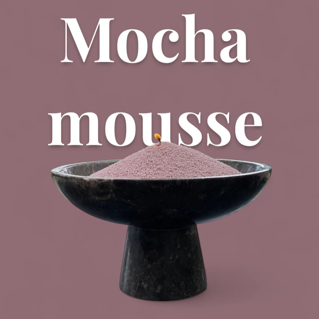 Mocha mousse unscented Candle Sand 330g/0.73lbs