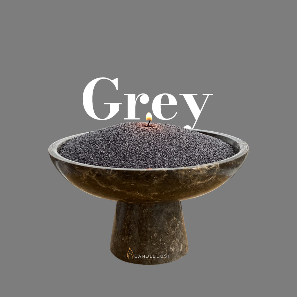 Grey Unscented Candle Sand by KG / LBS