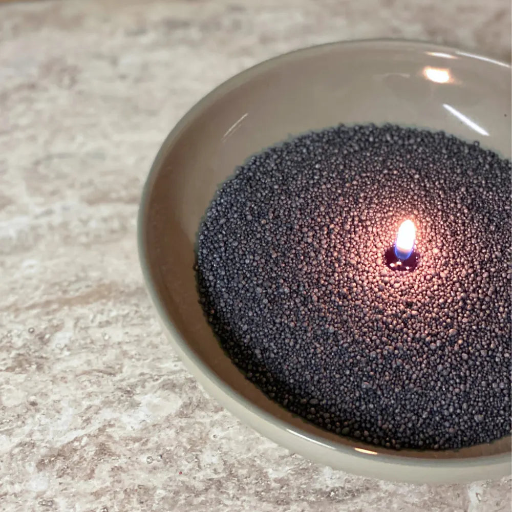 Grey Unscented Candle Sand by KG / LBS