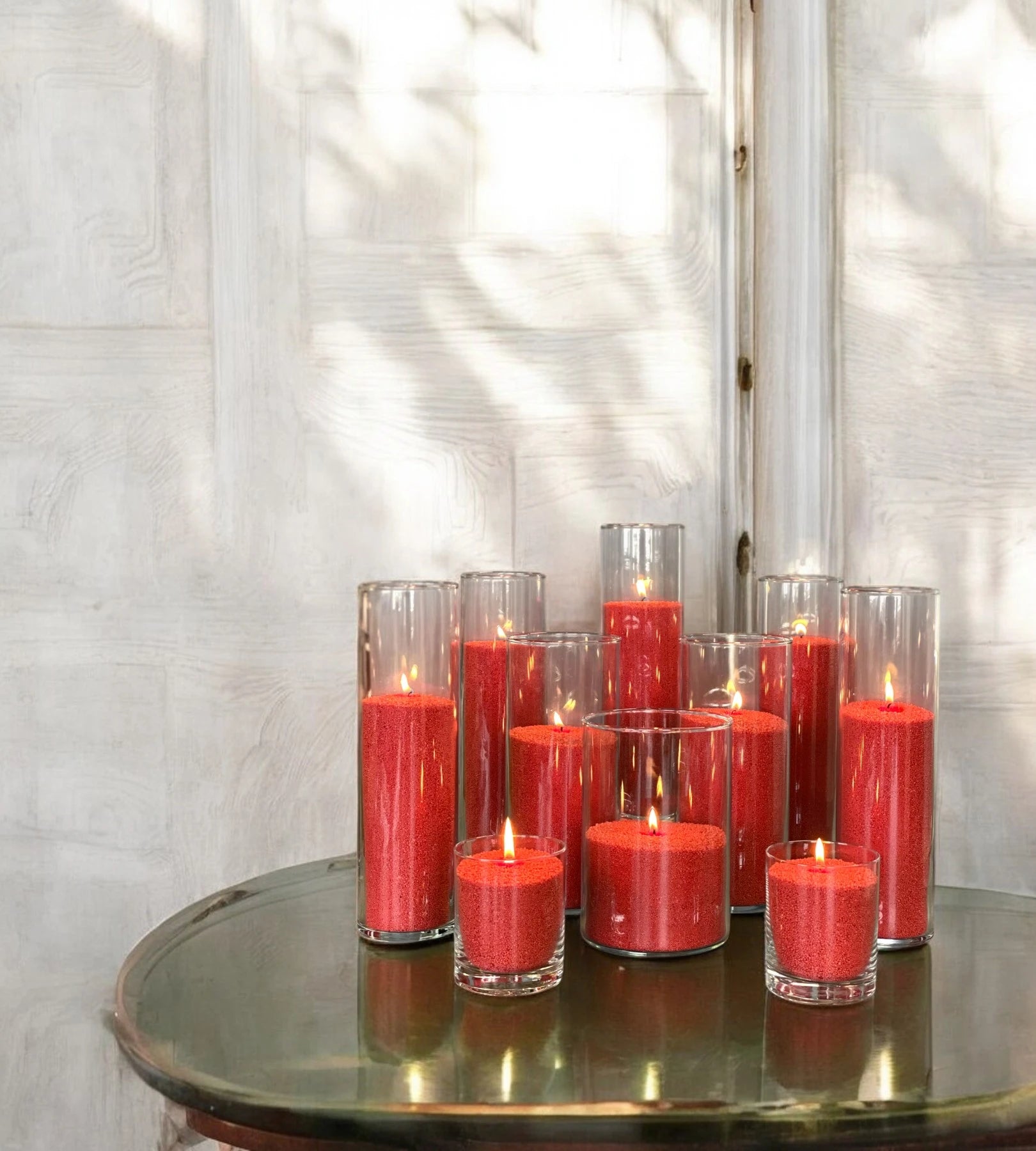 Red Unscented Candle Sand by KG / LBS-2